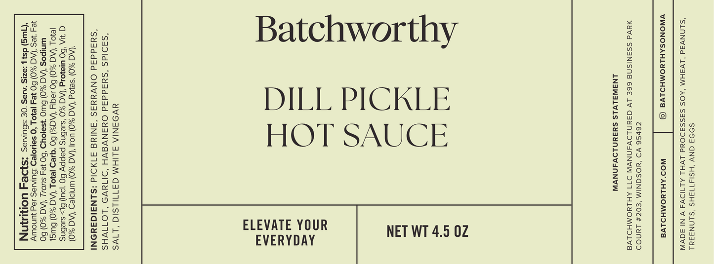 Dill Pickle Hot Sauce