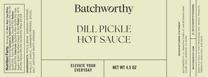 Dill Pickle Hot Sauce