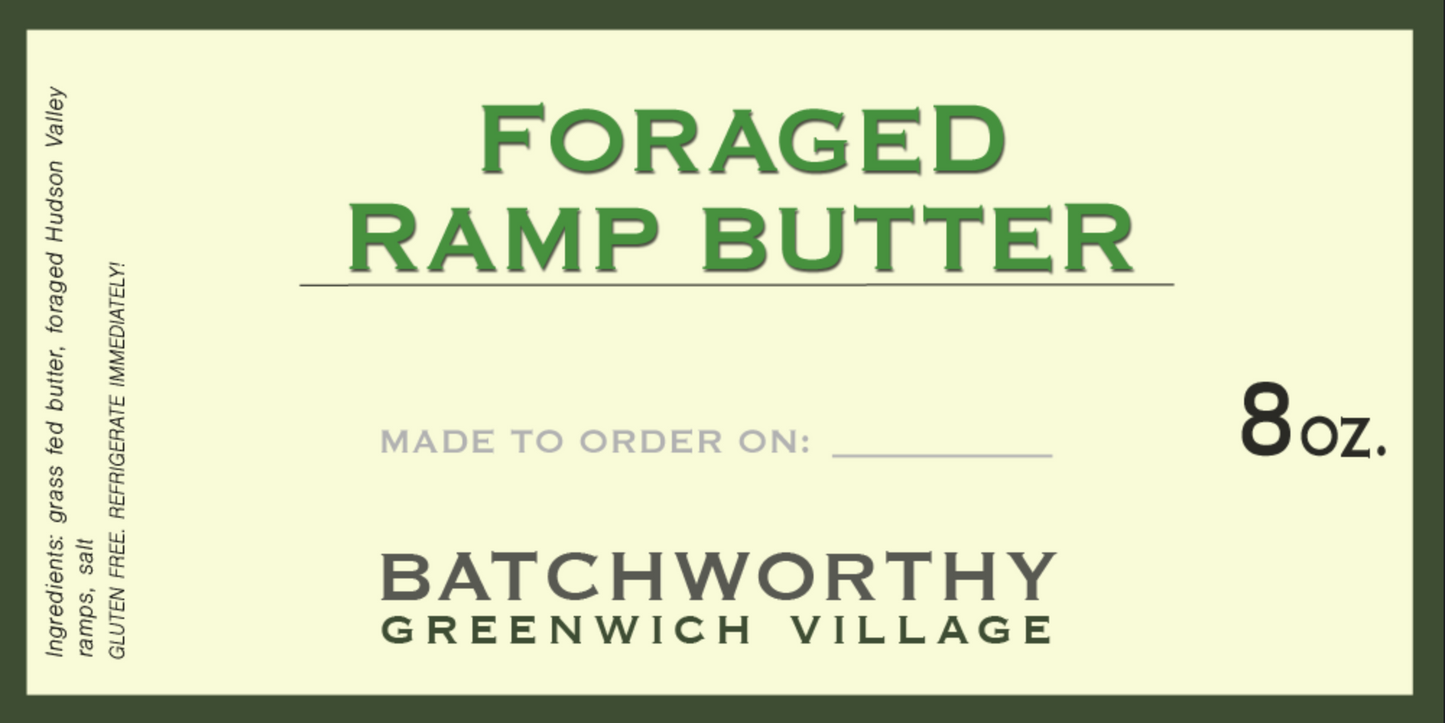 Foraged Ramp Butter