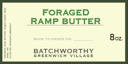 Foraged Ramp Butter