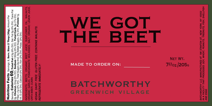 We Got The Beet (8oz. - Limited Run Seasonal Offering)
